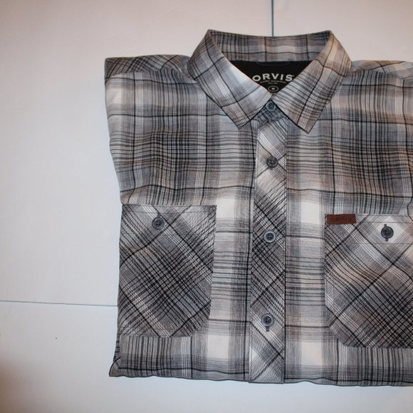 Orvis SS Mens hiking and Fishing Shirt Medium - Picture 7 of 7